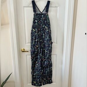 Duluth Trading Co. Heirloom Overalls in Navy Floral - Sz XS